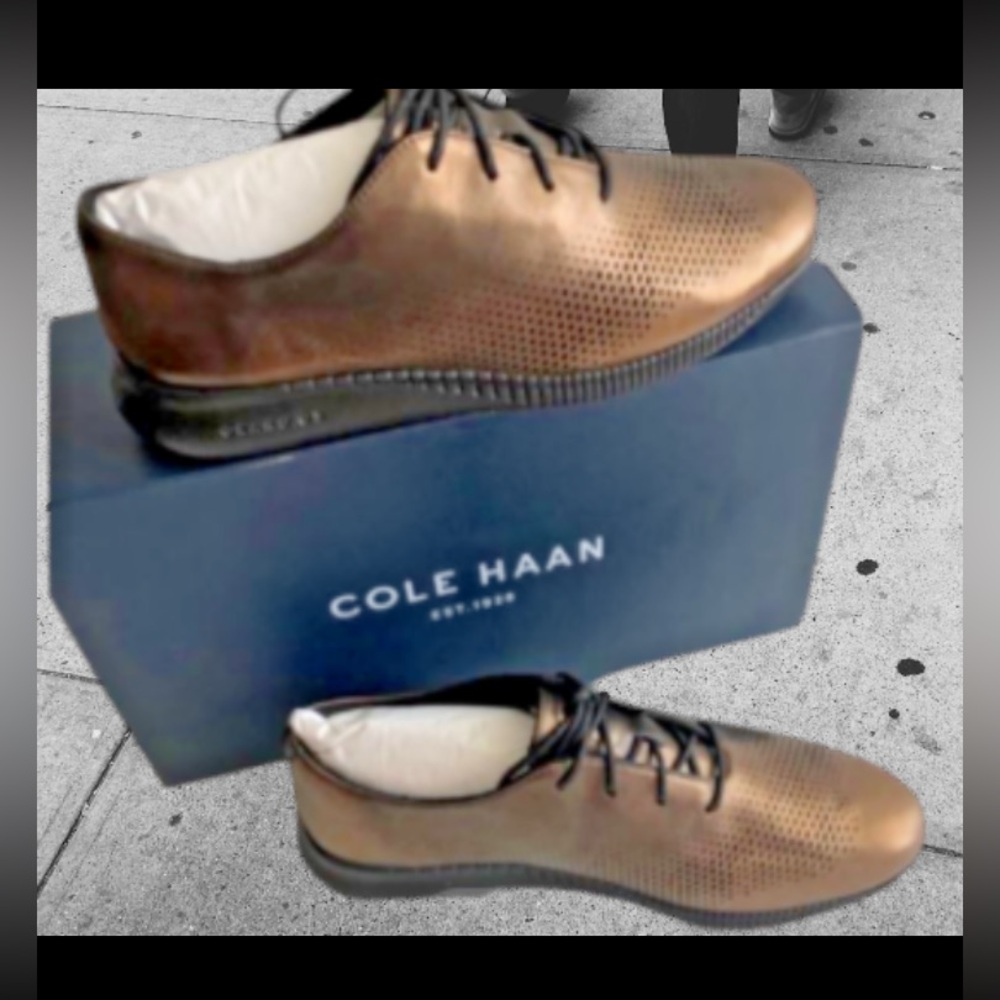 COLE HAAN 2.ZEROGRAND METALLIC BRONZE NWT Sz  5